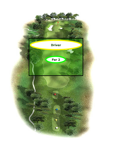 Le golfeur en perfectionnement contrôle moins le driver