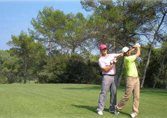 Coaching sur le parcours pour joueurs débutants