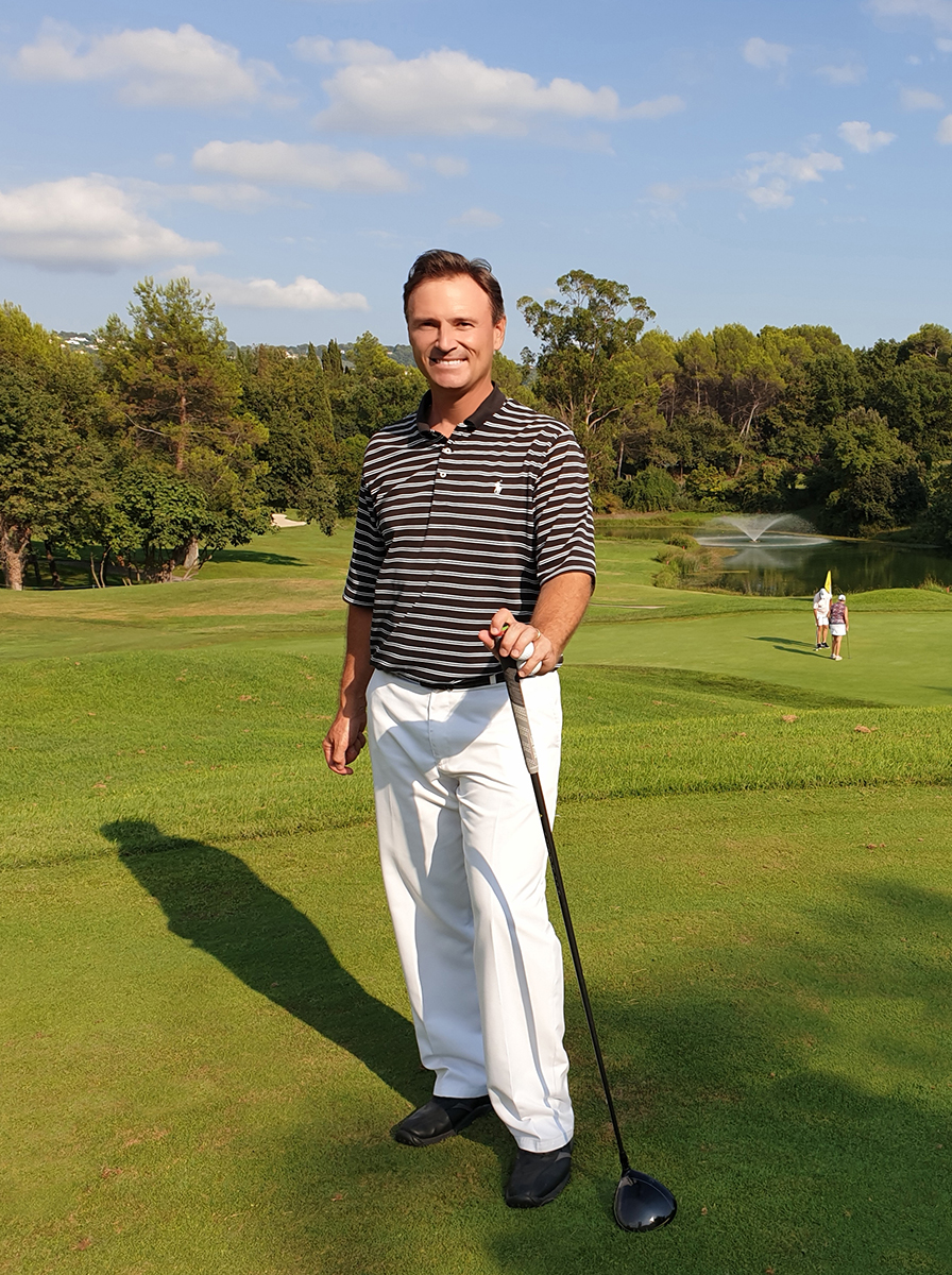 Thierry Tronquart, professionnel de l'enseignement du golf et membre PGA France